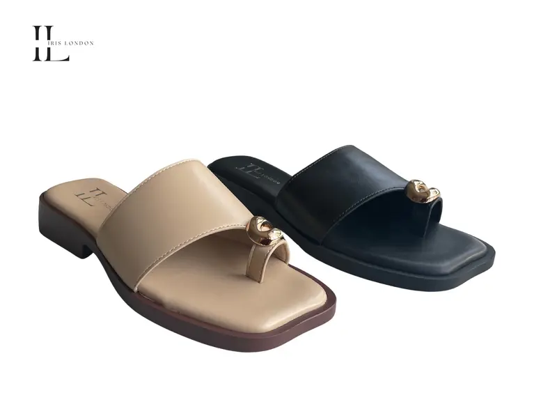 Poppy - Wholesale floral sandal by Iris London